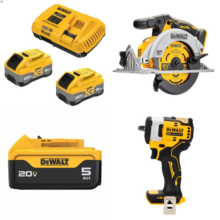 DeWalt 8Ah Kit W/ FREE DCS565B and FREE DCB205 and FREE DCF913B
