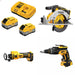 DeWalt DCB2108-2C 20V 8Ah Starter Kit W/ FREE Circular Saw and FREE Cut-Out Tool and FREE Screwgun
