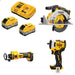DeWalt DCB2108-2C 20V 8Ah Starter Kit W/ FREE Circular Saw, Cut-Out Tool and Impact Wrench