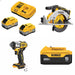 DeWalt DCB2108-2C 8Ah Starter Kit W/ FREE DCS565 Saw, DCF845 Driver and DCB205 Battery