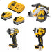 DeWalt DCB2108-2C 8Ah Kit W/ FREE Saw, FREE Driver and FREE 3/8 in Wrench