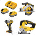 DeWalt DCB2108-2C 20V XR 8Ah Starter Kit W/ FREE Circular Saw and FREE Impact Driver and FREE Jig Saw