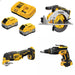 DeWalt DCB2108-2C 8Ah Starter Kit W/ FREE DCS565B Saw, DCS356B Multi-Tool and DCF630B Screwgun