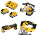 DeWalt DCB2108-2C Kit W/ FREE Circ Saw and FREE Osc Tool and FREE Jig Saw
