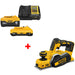 DeWalt DCB2460C 20V MAX 4Ah & 6Ah Starter Kit W/ FREE DCP580B 20V MAX Planer