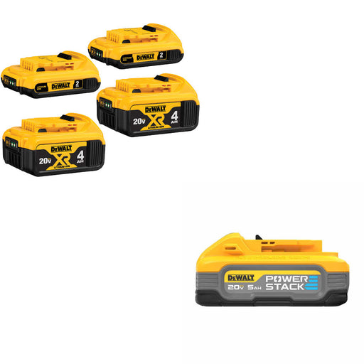 DeWalt DCB324-4 20V MAX Battery - 4Pk W/ FREE DCBP520 20V Max PowerStack Battery