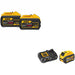 DeWalt Flexvolt 9Ah Battery 2-Pack Kit W/ FREE 6Ah Battery+Charger