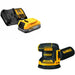 DeWalt DCBP034C 20V MAX Starter Kit w/ FREE DCW210B 20V MAX* XR 5" Sander, Bare