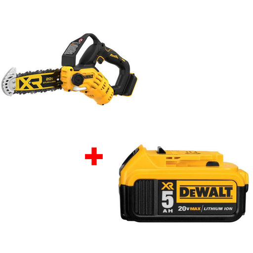 DeWalt DCCS623B 20V Max Pruning Chainsaw W/ FREE DCB205 20V MAX XR Battery Pack