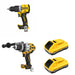 DeWalt DCB2104-2 POWERPACK 4Ah 2-Pack W/ DCD1007B Hammer Drill and DCD806B Hammer Drill