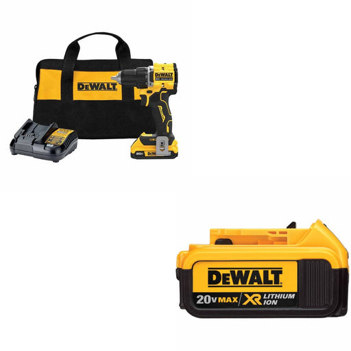 DeWalt DCD794D1 20V MAX 1/2" Drill/Driver Kit W/ DCB204 20V MAX Battery Pack