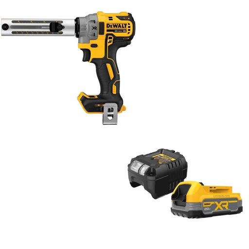 DeWalt DCE151B 20V MAX Cable Stripper, Bare W/ FREE DCBP034C 20V MAX Starter Kit