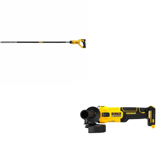 DeWalt DCE531B 20V MAX Concrete Pencil Vibrator W/ DCG407B Slide-Switch Grinder