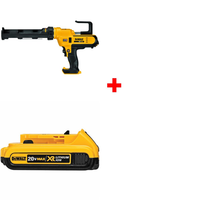 DeWalt DCE560B 20V 10oz/300ML CAULKING GUN (BARE) w/ FREE DCB203 20V Battery PK