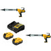 DeWalt DCE580B 20V Sausage Adhesive Gun, 2 Pack Kit W/ FREE DCB205-2C 20V MAX 5Ah Battery Kit