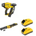 DeWalt DCN920B 20V MAX XR 21-Degree Framing Nailer W/ DCF510B Sealed Head Ratchet and DCB2104-2