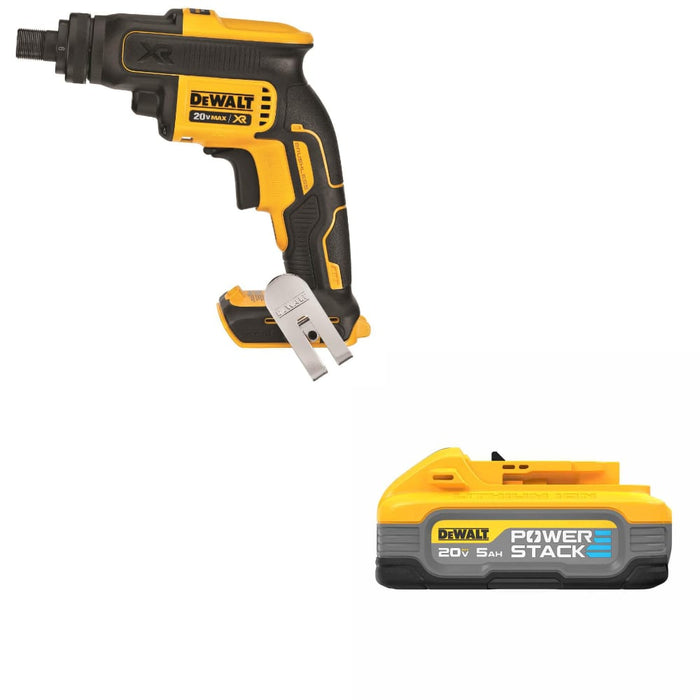 DeWalt DCF624P2 20V Max XR Screwgun Kit W/ FREE DCBP520 20V Max 5Ah Battery