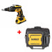 DeWalt DCF630D2 20V MAX XR Drywall Screwgun Kit W/ FREE DWST560107 18" Tool Bag