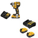 DeWalt DCF787D1 20V MAX 1/4 in. Impact Driver Kit W/ DCB205-2C 5.0Ah Starter Kit