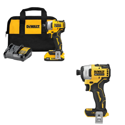 DeWalt DCF809D1 20V MAX Impact Driver Kit W/ DCF809B 20V Max Impact Driver, Bare