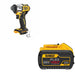 DeWalt DCB609 FLEXVOLT 20V/60V MAX 9.0Ah Battery W/ DCF845B 3-Speed Impact Driver