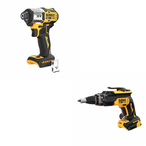 DeWalt DCF630B 20V MAX XR Drywall Screwgun W/ DCF845B 3-Speed Impact Driver