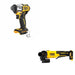 DeWalt DCF845B 20V MAX XR 1/4 in. 3-Speed Impact Driver W/ DCG408B Paddle-Switch Grinder