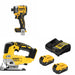 DeWalt DCF860B 20V Max Impact Driver Kit W/ DCS334B Jig Saw and FREE DCB205-2C Battery Kit