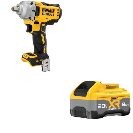 DeWalt DCF891B 1/2 in. Impact Wrench W/ FREE DCB2108 PowerPack 8Ah Battery