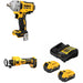 DeWalt DCF891B 20V MAX Impact Wrench Kit W/ DCE555B Drywall Tool and FREE DCB205 Battery Kit