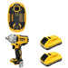 DeWalt DCF891B Mid-Range Impact Wrench W/ DCB2104-2 POWERPACK 4Ah 2-Pack and DCE592B