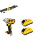 DeWalt DCF891B Mid-Range Impact Wrench W/ DCF510B and DCB2104-2 POWERPACK 4Ah 2-Pack