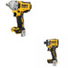 DeWalt DCF891B 20V MAX XR 1/2 in. Mid-Range Impact Wrench W/ DCF860B Impact Driver