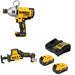 DeWalt DCF898B Impact Wrench Kit W/ DCS369B Reciprocating Saw and FREE DCB205-2C Battery Kit