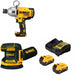 DeWalt DCF898B Impact Wrench Kit W/ DCW210B Sander and FREE DCB205 Battery Kit