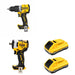 DeWalt DCB2104-2 POWERPACK 4Ah 2-Pack W/ DCD806B Hammer Drill and DCF911B Impact Wrench
