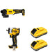 DeWalt DCB2104-2 20V MAX XR POWERPACK 4Ah Battery 2-Pack W/ DCF911B Impact Wrench and DCG408B