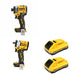 DeWalt DCB2104-2 POWERPACK 4Ah 2-Pack W/ DCF921B ATOMIC Impact Wrench and DCF860B Impact Driver