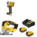 DeWalt DCF923B Impact Wrench Kit W/ DCS334B Jig Saw and FREE DCB205 Battery Kit