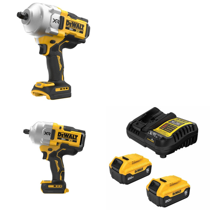DeWalt DCF961B 20V MAX XR Impact Wrench Kit W/ DCF964B and FREE DCB205-2C