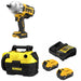 DeWalt DCF961B 20V MAX XR Impact Wrench Kit W/ DCV580H Vacuum and FREE DCB205-2C Battery Kit