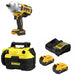 DeWalt DCF961B 20V MAX XR Impact Wrench Kit W/ DCV580H Vacuum and FREE DCB205-2C Battery Kit