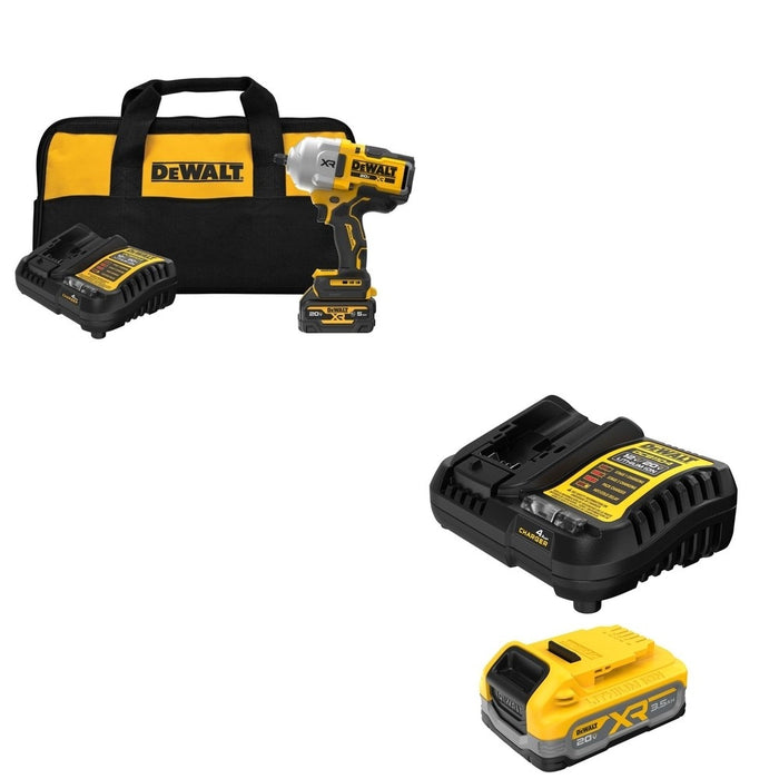 DeWalt DCF961GP1 High Torque Wrench Kit W/ DCBP320C POWERSTACK 3.5Ah Kit