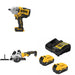 DeWalt DCF964B 20V MAX Impact Wrench Kit W/ DCS571B Circular Saw and FREE DCB205-2C Battery Kit