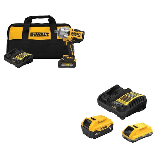 DeWalt DCF964GH1 3/4 in. Wrench Kit W/ DCB245-2C 4.0Ah/5.0Ah Starter Kit