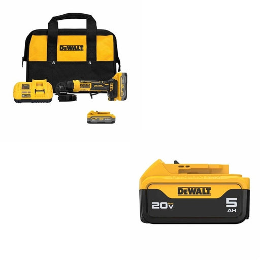 DeWalt DCG400S2 4in Angle Grinder Kit W/ FREE DCB205 5Ah Battery