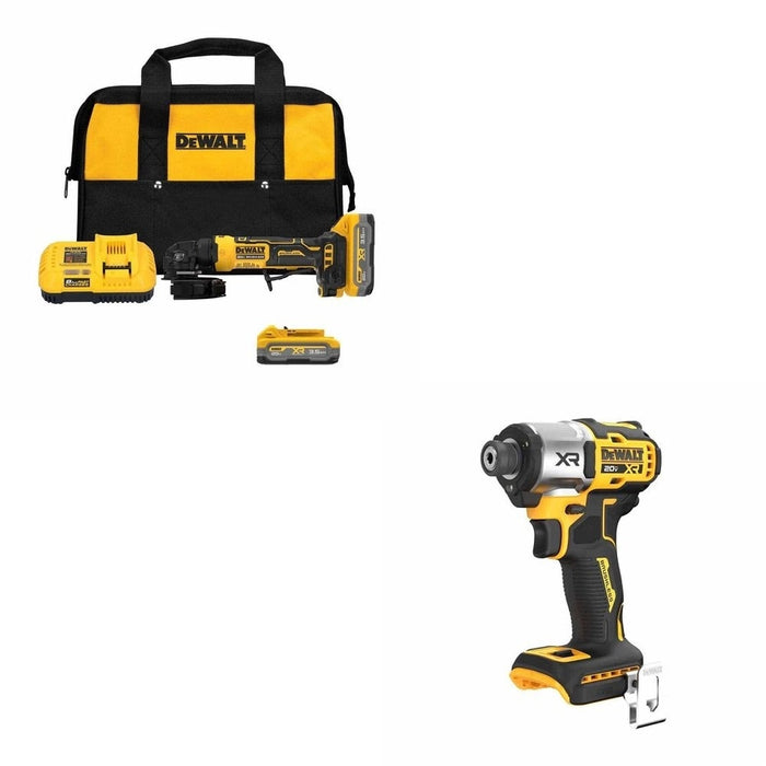 DeWalt DCG400S2 Angle Grinder Kit W/ FREE DCF845B Impact Driver