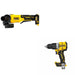 DeWalt DCD806B 20V MAX XR 1/2 in. Hammer Drill W/ DCG408B Paddle-Switch Grinder
