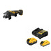 DeWalt DCG410VSB Grinder Kit W/ FREE DCB245-2C 20V MAX Starter Kit