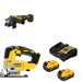 DeWalt DCG410VSB Grinder Kit W/ DCS334B Jig Saw and FREE DCB205-2C Battery Kit